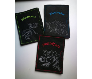 Stickserie - Hiking Wandern Line Art